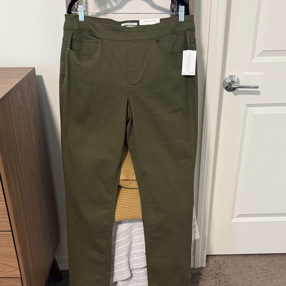 Westbound Olive Green Women’s Jeans